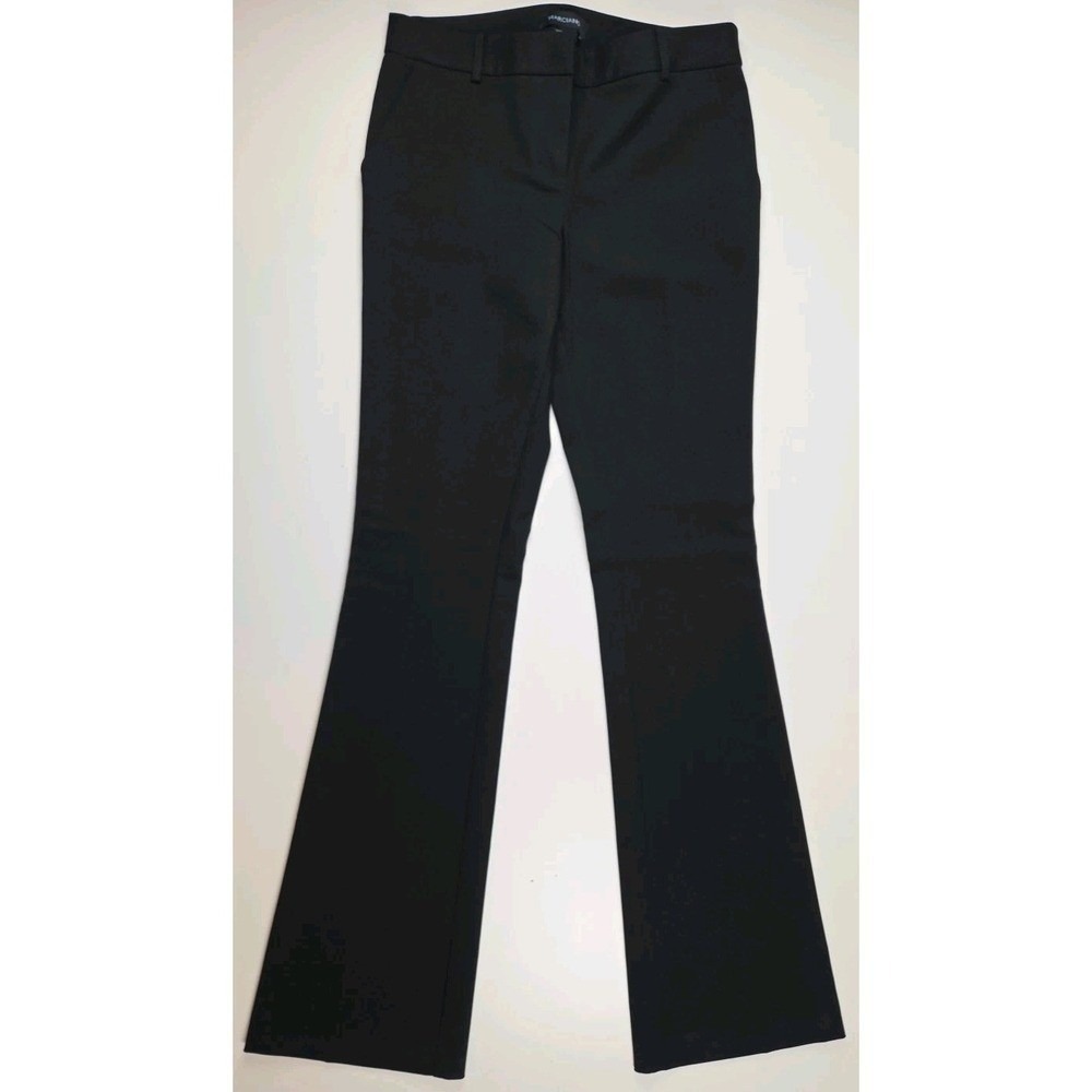 Dress Pants Marciano Women 4 Black Flare Leg Trousers 51W1127246Z
